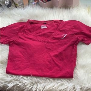 Gymshark pink shirt